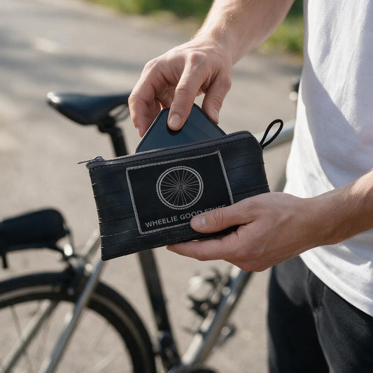 Catch Phrase Zipper Pouches - Bike Tube