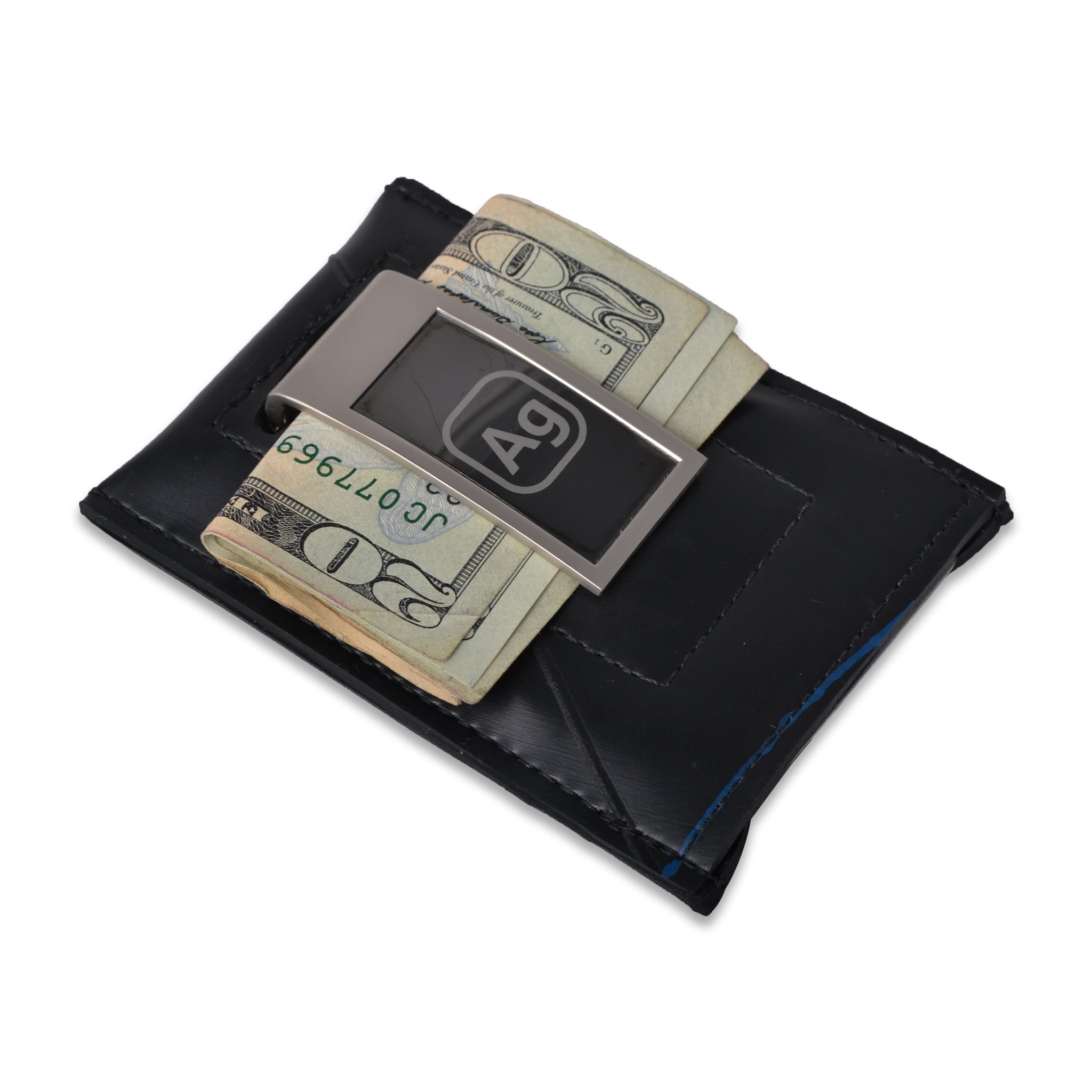card sleeve with money clip Left Coast Original Personalized Money Clip main image 1