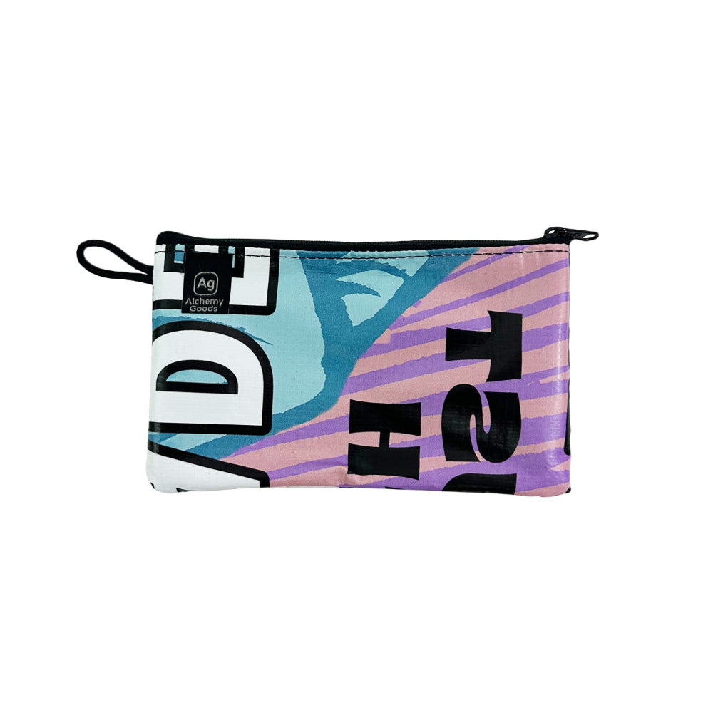 Small Zipper Pouch w/Liner- Banner