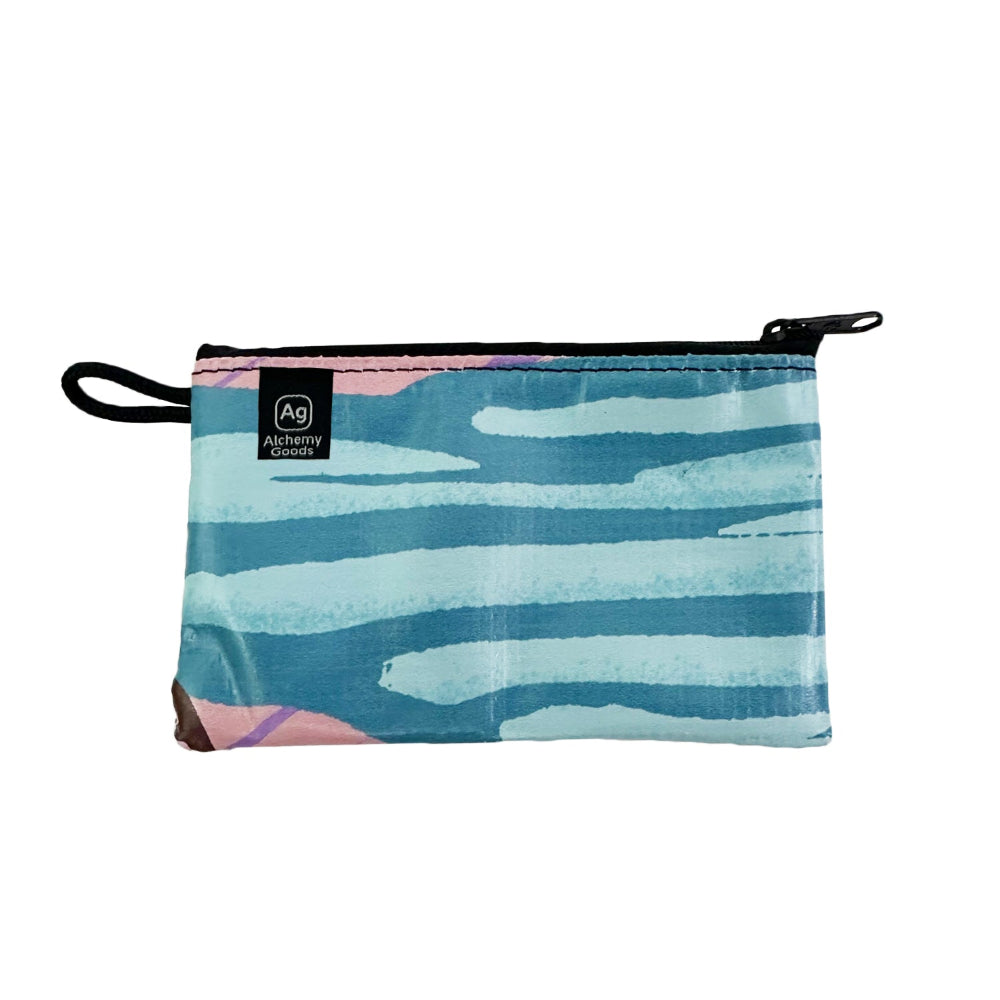 Small Zipper Pouch w/Liner- Banner