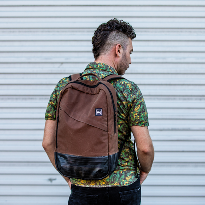 Brooklyn Backpack- Waxed Canvas