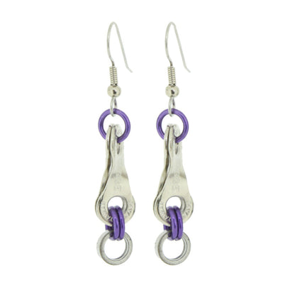 VB- Colored Links & Roller Earrings