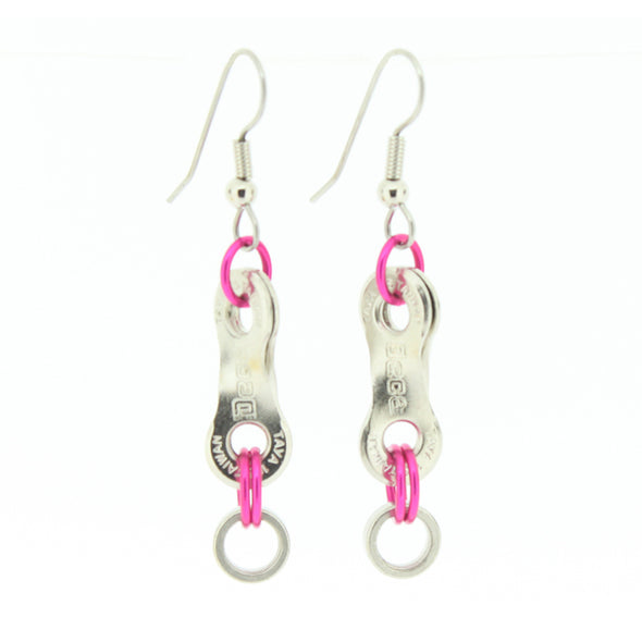 VB- Colored Links & Roller Earrings