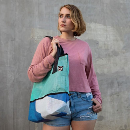 Ad Bag Upcycled Banner Tote