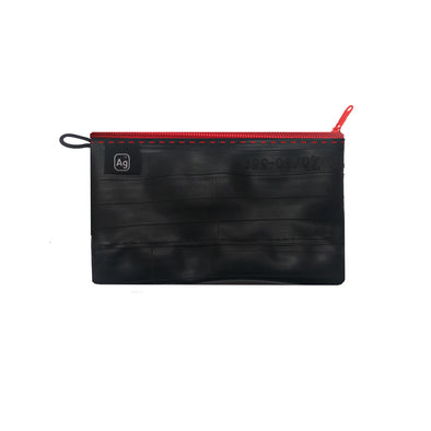 Mid-Size Zipper Pouch w/Liner - Bike Tube