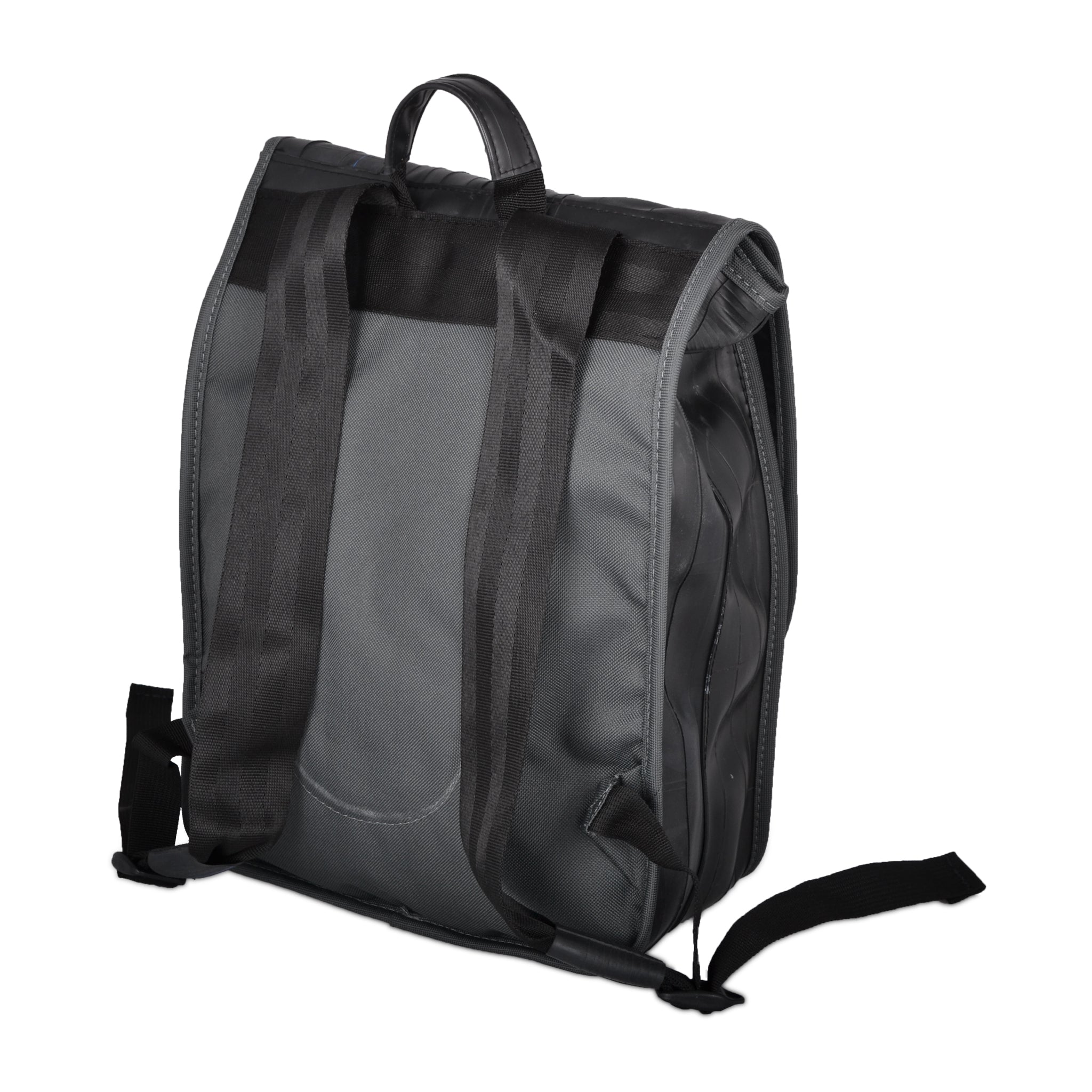 Morgan iPad Backpack in Black Nylon with Fabric Accent #MRG – GreatBags &  Maple Leather