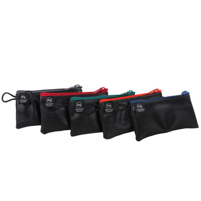 Small Zipper Pouch w/Liner- Bike Tube